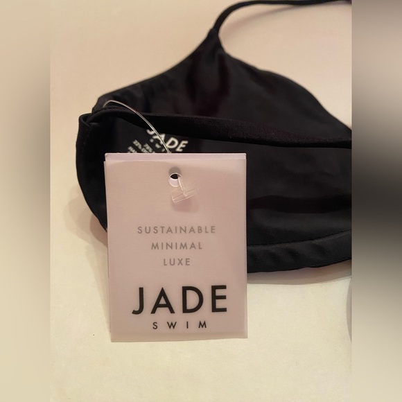 NWT Jade Swim Bikini Top Black Size XL - Picture 3 of 5